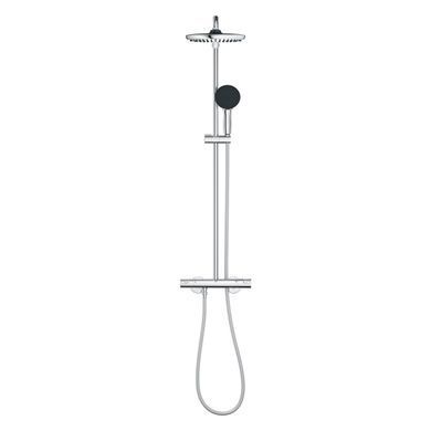 Душова система Grohe Vitalio Start 250 з термостатом, верхнім і ручним душем, хром BV-002084 фото