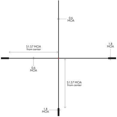 Прицел оптический Hawke Endurance FD 1-6x24 сетка L4A с подсветкой 39860551 фото