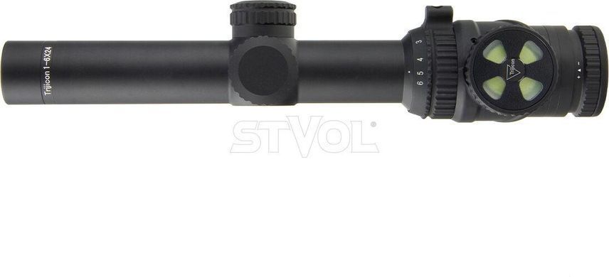 Прибор оптический TRIJICON AccuPoint 1-6x24 BAC Red Triangle Tritium / Fiber Optics HRST-М2-4-W-34д фото
