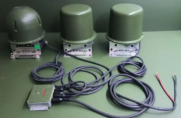 Купольный РЭБ "UDAV" - "Шолом" на 3 диапазона (720-820МГц, 820-920МГц, 920-1020МГц), с АКБ и зарядным BV-001367 фото