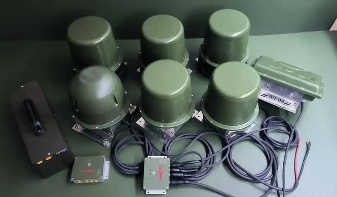Купольный РЭБ "UDAV" - "Шолом" на 3 диапазона (720-820МГц, 820-920МГц, 920-1020МГц), с АКБ и зарядным BV-001367 фото