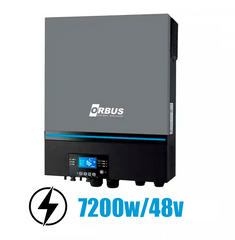 Гибридный инвертор ORBUS Axpert Max 7200-48-230: 7,2кВт, 48/230V, MPPT мощностью -7200 Вт