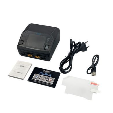 Зарядний пристрій для акумуляторів ToolkitRC M6DAC V2 Black (2&times;350W, 1&ndash;6S, AC/DC, USB-C) BV-002016 фото