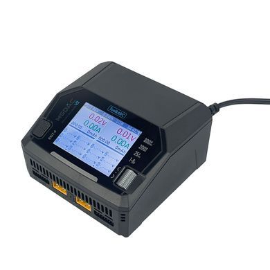 Зарядний пристрій для акумуляторів ToolkitRC M6DAC V2 Black (2&times;350W, 1&ndash;6S, AC/DC, USB-C) BV-002016 фото