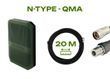 Комплект виносная антенна ACASOM ROC-6 + Кабель RG-8 20м N-TYPE - QMA
