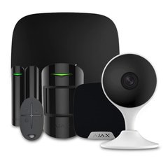 Комплект сигналізації Ajax StarterKit + HomeSiren black + Wi-Fi камера 2MP-C22EP-A