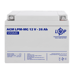 Акумулятор мультигелевий AGM LogicPower LPM-MG 12 — 26 AH