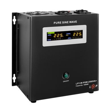 ДБЖ Logicpower LPY-W-PSW-2500VA+(1800 Вт)10A/20A з правильною синусоїдою 24В