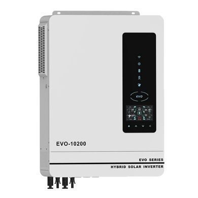 Гібридний інвертор Anern AN-SCI-EVO-10200, 48 В, 10200 Вт + ДВА Літій-залізо-фосфатний акумулятор 24V100AH Sorein BV-001296 фото