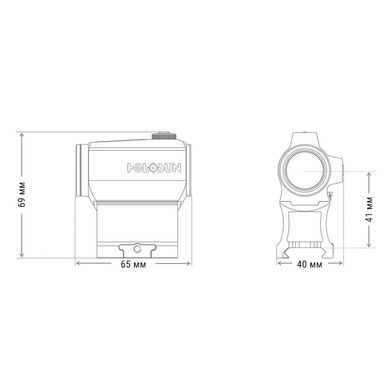 Коліматорний прилад HOLOSUN HS403C