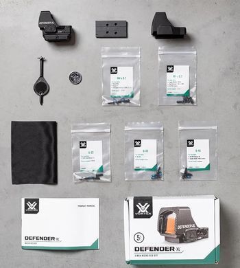 Коліматорний приціл Vortex Defender-XL Micro 5 MOA. Picatinny/DeltaPoint&reg; Pro 23710364 фото