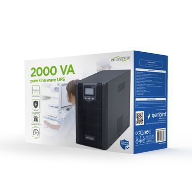 Джерело безперебійного живлення EnerGenie EG-UPS-PS2000-01 2000ВА / 1600Вт лінійно-інтерактивне з правильною 221490 фото