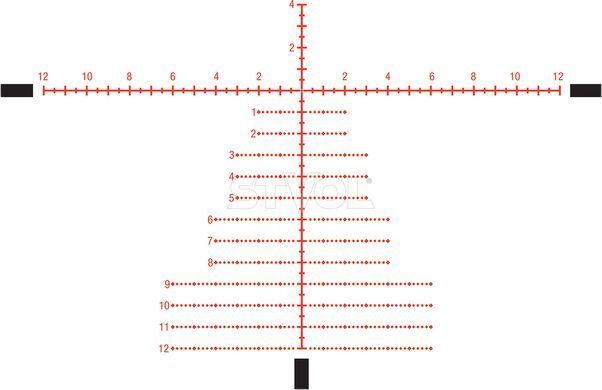 Прибор оптический TRIJICON Tenmile 4.5-30x56 Red/Green MRAD Precision Tree FFP HRST-F0064001 фото