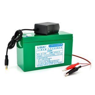 Акумуляторна батарея літієва QSuo 12 V 6 A з елементами Li-ion 18650 (150X64,5X97,7) + зарядний пристрій HRUG-18299 фото