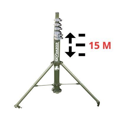 Телескопическая мачта Skyrazor Vezha (Вежа) (15 метров) для Alientech, Avenger, РЭБ BV-001397-4 фото