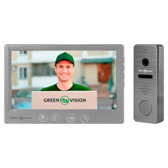 Комплект відеодомофону GreenVision GV-002-GV-058+GV-005