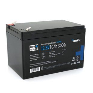 Літій-залізо-фосфатний акумулятор Merlion LiFePO4 12.8 V 10 AH (4S3P/BMS-10A), (151x99x99) for UPS, 3000 циклів HRUG-28628 фото