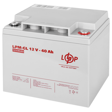 Акумулятор гелевий LogicPower LPM-GL 12 - 40 AH