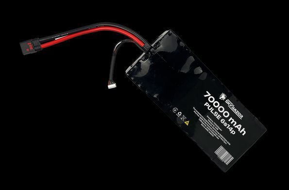 Аккумуляторная батарея Skyrazor PULSE 6S14P 70000 mAh для тяжелых БПЛА Vampire / &laquo;Баба Яга&raquo; (Samsung 21700-50S, 6AWG, QS8-S F) BV-002275 фото