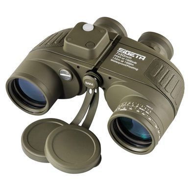 Бінокль SIGETA Admiral 7x50 Military floating/compass/reticle морской HROP-65810 фото