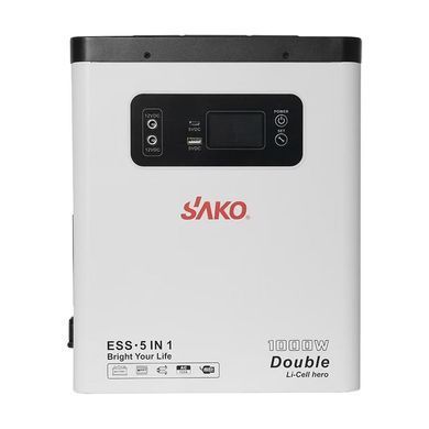 Портативна зарядна станція Sako Alpha-ESS-1000W/2KWh. Потужність 1000 Вт, енергоємність 2009.6 Вт*год, LifePO4 42-00307 фото