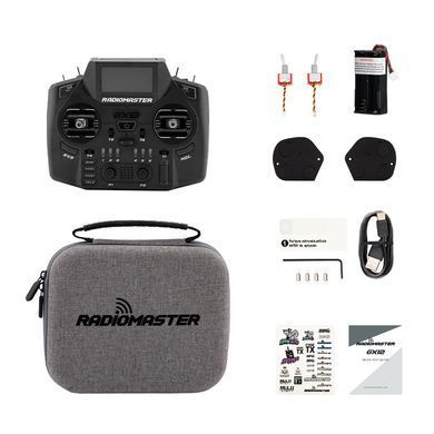 Пульт керування для дрона RadioMaster GX12&szlig; ExpressLRS Edge XT M2 (HP0157.0094-BLK) IT-0021 фото