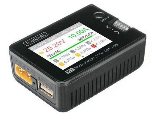 Зарядний пристрій ToolkitRC M7 200W 10A HRBV-000892 фото