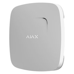 Бездротовий датчик диму Ajax FireProtect Plus white із сенсором чадного газу та температури