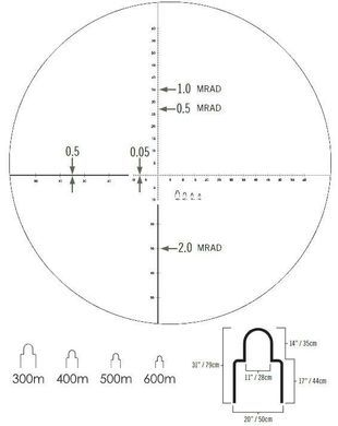 Монокуляр Vortex SOLO® R/T 8х36 з далекомірною сіткою MRAD