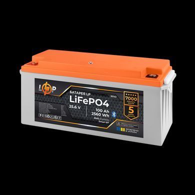 Акумулятор LP LiFePO4 25,6V &mdash; 100 Ah (2560Wh) (BMS 80A/50А) пластик Smart BT 30143 фото