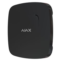 Бездротовий датчик диму Ajax FireProtect black з температурним сенсором