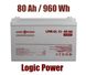 Акумулятор гелевий LPM-GL 12V — 80 Ah