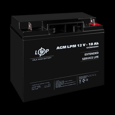 Аккумулятор AGM LPM 12V - 18 Ah