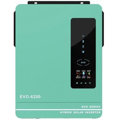 Гібридний інвертор Anern AN-SCI-EVO-6200 (WI-FI), 48 В, 6200 Вт + ЧОТИРИ LiFePO4 акумулятори 12V100AH BV-001289 фото