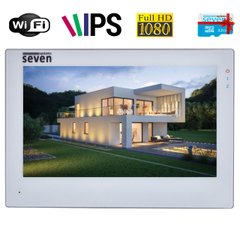 IP відеодомофон 7 дюймів з Wi-Fi SEVEN DP-7577FHDW - IPS white