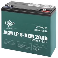 Тяговий олив'яно-кислотний акумулятор LP 6-DZM-20 Ah
