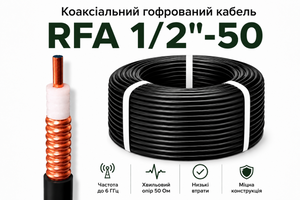 Коаксіальний кабель для дронів: чому фідер 1/2&Prime; RFA залишається стандартом надійності фото