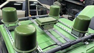 Купольний РЕБ "UDAV" - "Шолом" на 9 діапазонів (300 - 1020 МГц, 2.4, 5.2, 5.8 ГГц), з АКБ та зарядним BV-002027-7 фото