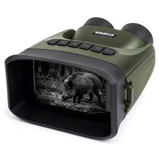 Цифровий бінокль нічного бачення Konus KONUSPY-20 1x-15x, ІЧ-підсвітка 400 м 7941 фото