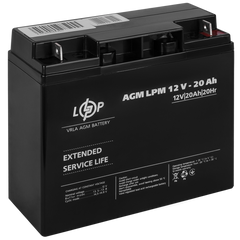 Акумулятор кислотний AGM LogicPower LPM 12 — 20 AH