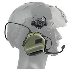 Навушники на шолом з активним шумозаглушенням Active Helmet Headset Olive