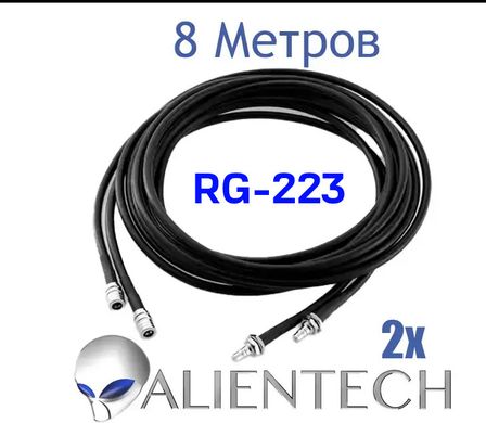 Кабель Alientech RG-223 8 метрів (2 дроти)