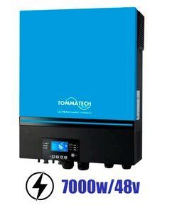 Гибридный инвертор TOMMATECH PLUS 7.2kW 48V MPPT(90-450) 80A мощностью -7000 Вт HRBV-000200 фото