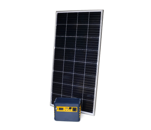 Портативная станция BRAZZERS BRPRS-1024W+POLY Solar panel 160W, AC/220v/1.1kw Pure sine wave HR28309 фото