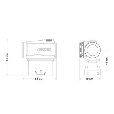 Коллиматорный прибор HOLOSUN HE403R-GD