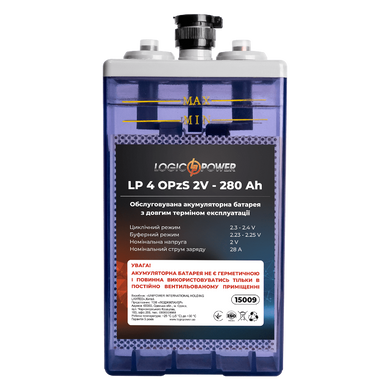 Акумуляторна батарея LP 40OPzS 2V — 280 Ah