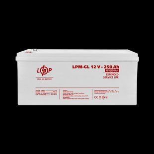 Аккумулятор гелевый LPM-GL 12V - 250 Ah 21081 фото