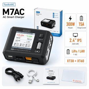 Зарядное устройство ToolkitRC M7AC (AC 100W / DC 300W) BV-002517 фото