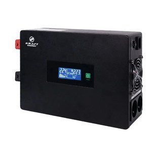 Комплект резервного живлення: високочастотний інвертор 1500VA/1.5kW Kraft + акумуляторна батарея Trinix TR-42-00114-44-00007 фото