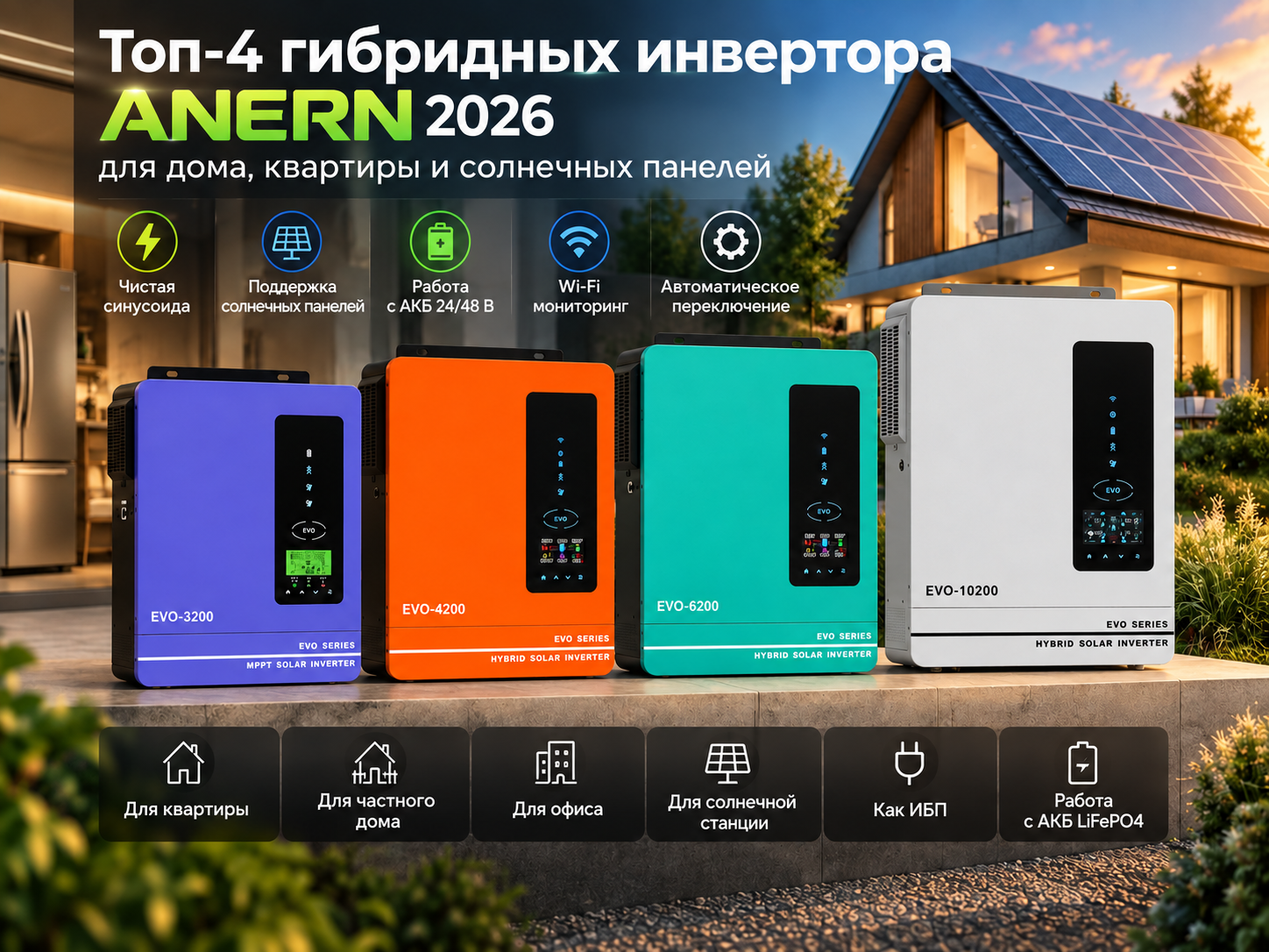 Инверторы с чистой синусоидой